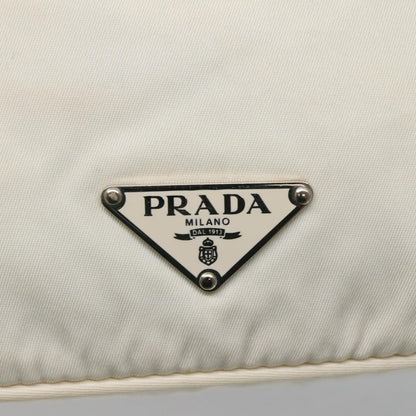 Prada Sirio Hobo Tessuto, WHITE, NYLON, Shoulder bag