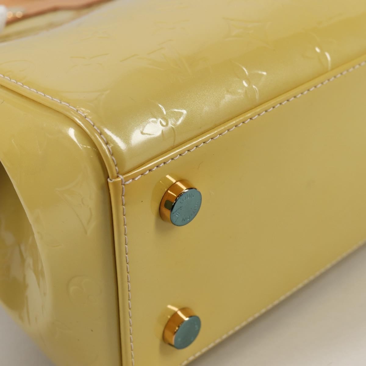 Louis Vuitton Blair Monogram vernis, YELLOW, PATENT_LEATHER, Handbag