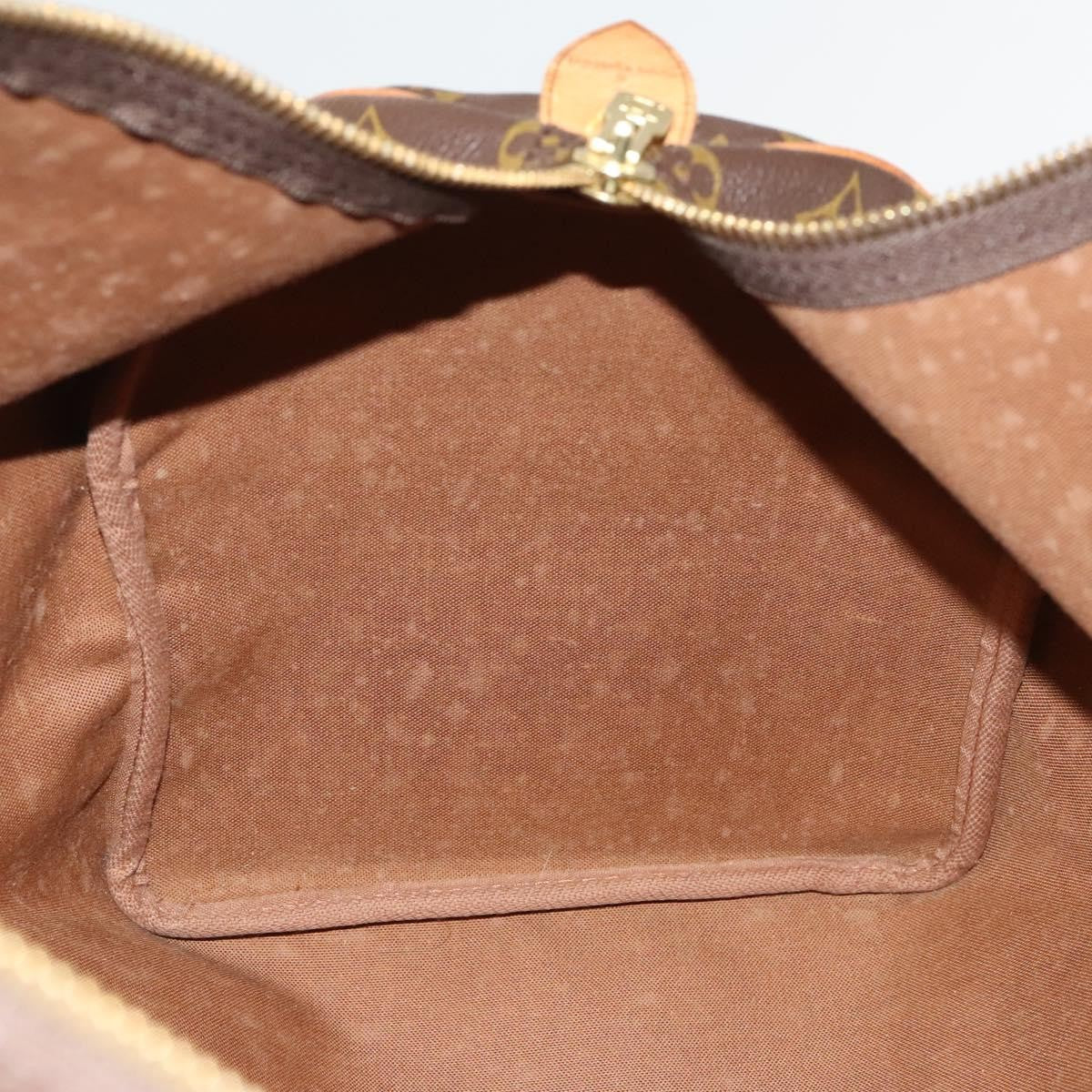 Louis Vuitton Keepall Bag Monogram Canvas, BROWN, CANVAS, Travel bag