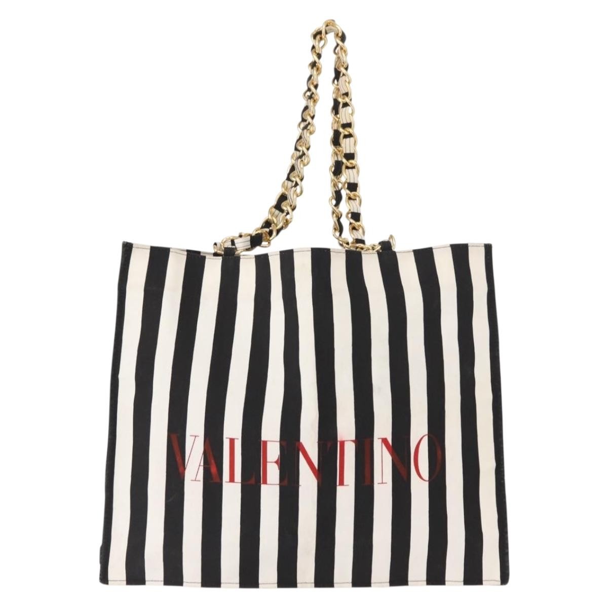 Valentino Garavani Vlogo tote bag Canvas, BLACK, CANVAS, Tote bag