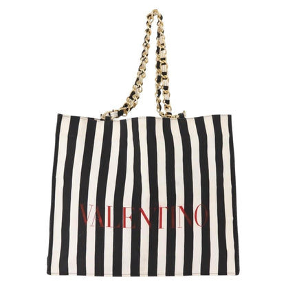 Valentino Garavani Vlogo tote bag Canvas, BLACK, CANVAS, Tote bag