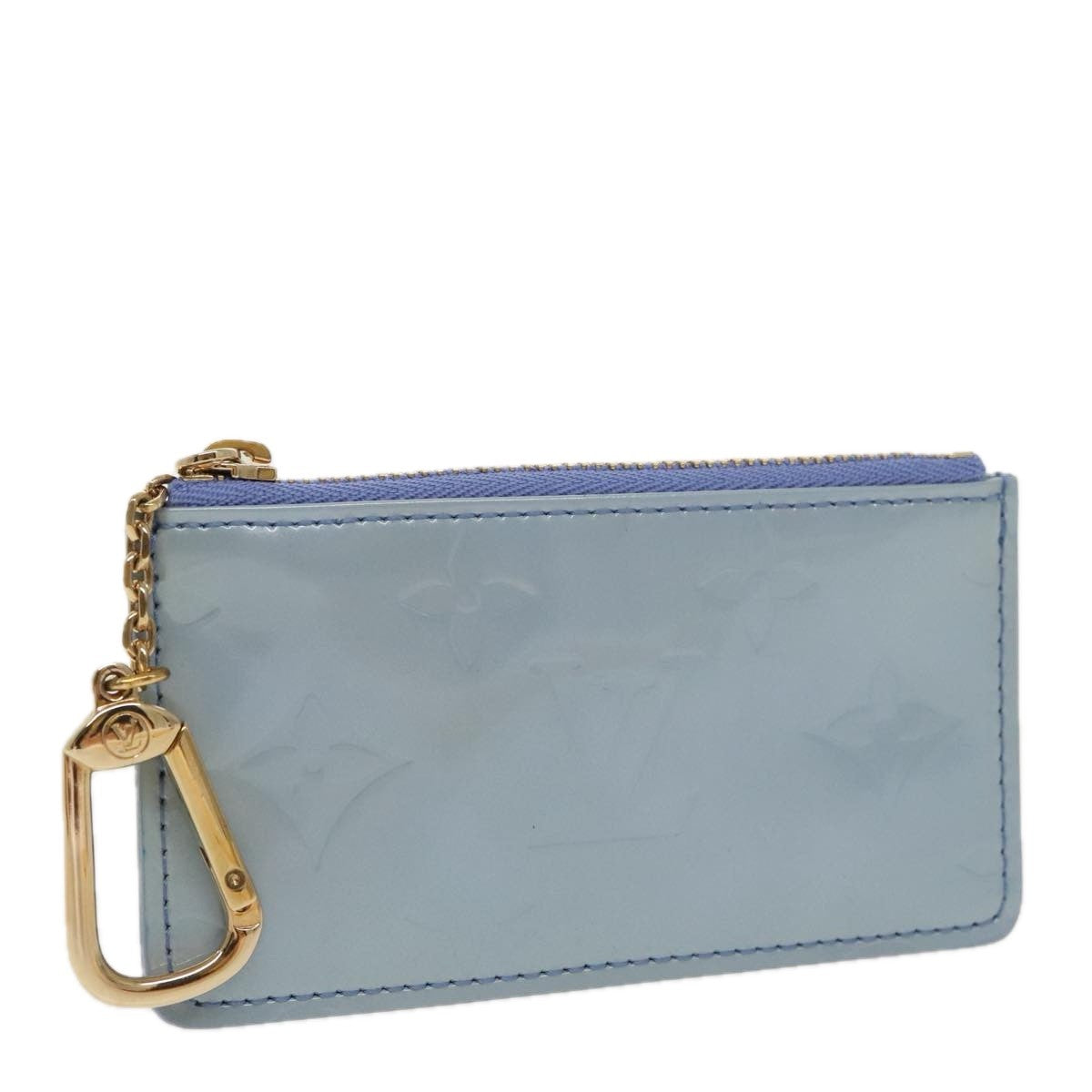 Louis Vuitton Pochette clés NM Monogram Vernis Patent Leather, PURPLE, PATENT_LEATHER, Wallets