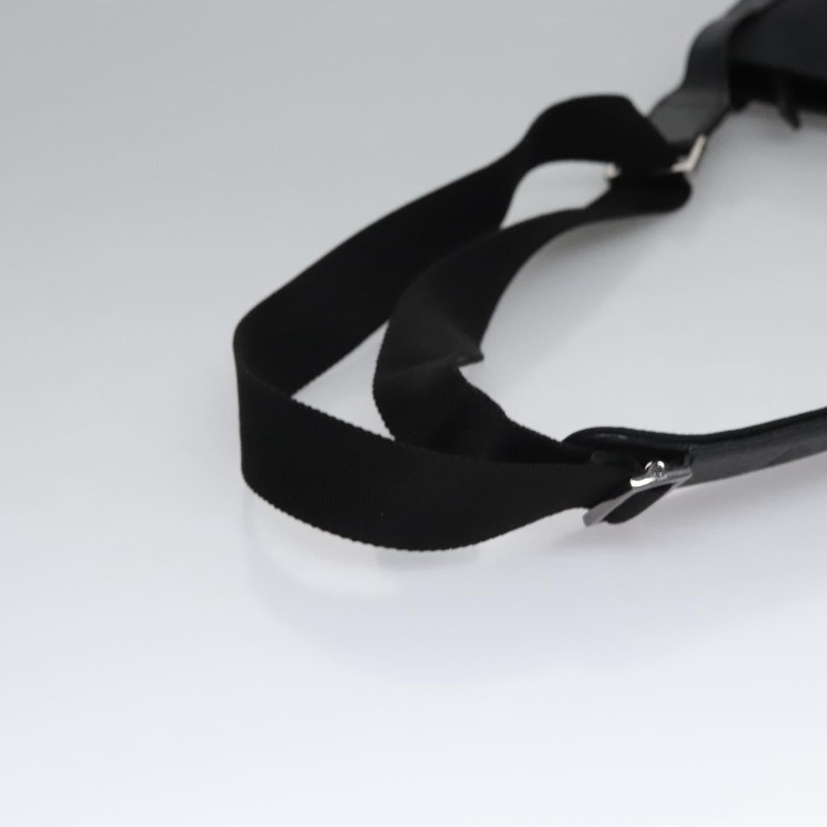 Gucci Vintage Flat Messenger Bag GG Canvas, BLACK, CANVAS, Shoulder bag