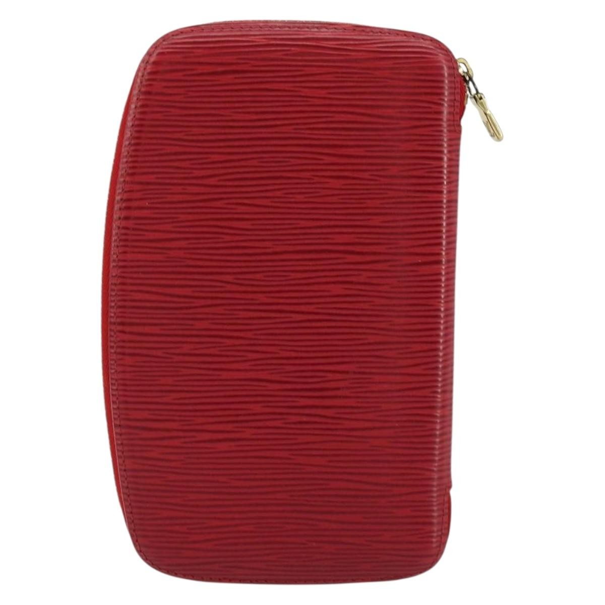 Louis Vuitton Geode Organizer Wallet Epi Leather, Red, Leather, Wallet