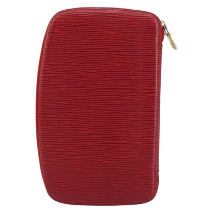 Louis Vuitton Geode Organizer Wallet Epi Leather, Red, Leather, Wallet