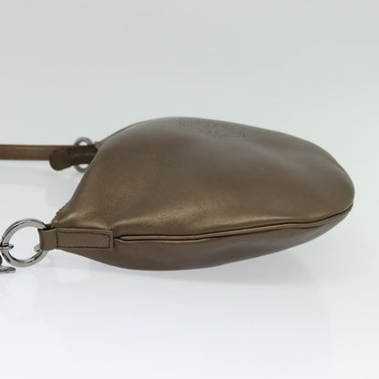 Loewe Anagram Shoulder Bag Leather, METALLIC, LEATHER, Shoulder bag