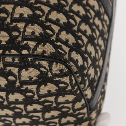 Christian Dior Vintage Trotter Boston Bag Canvas, BLACK, CANVAS, Travel bag