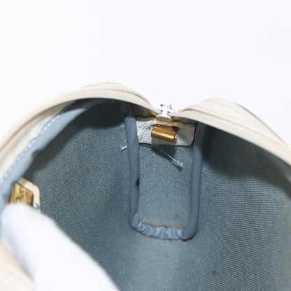 Christian Dior Vintage Honeycomb Shoulder Bag Canvas, WHITE, CANVAS, Shoulder bag