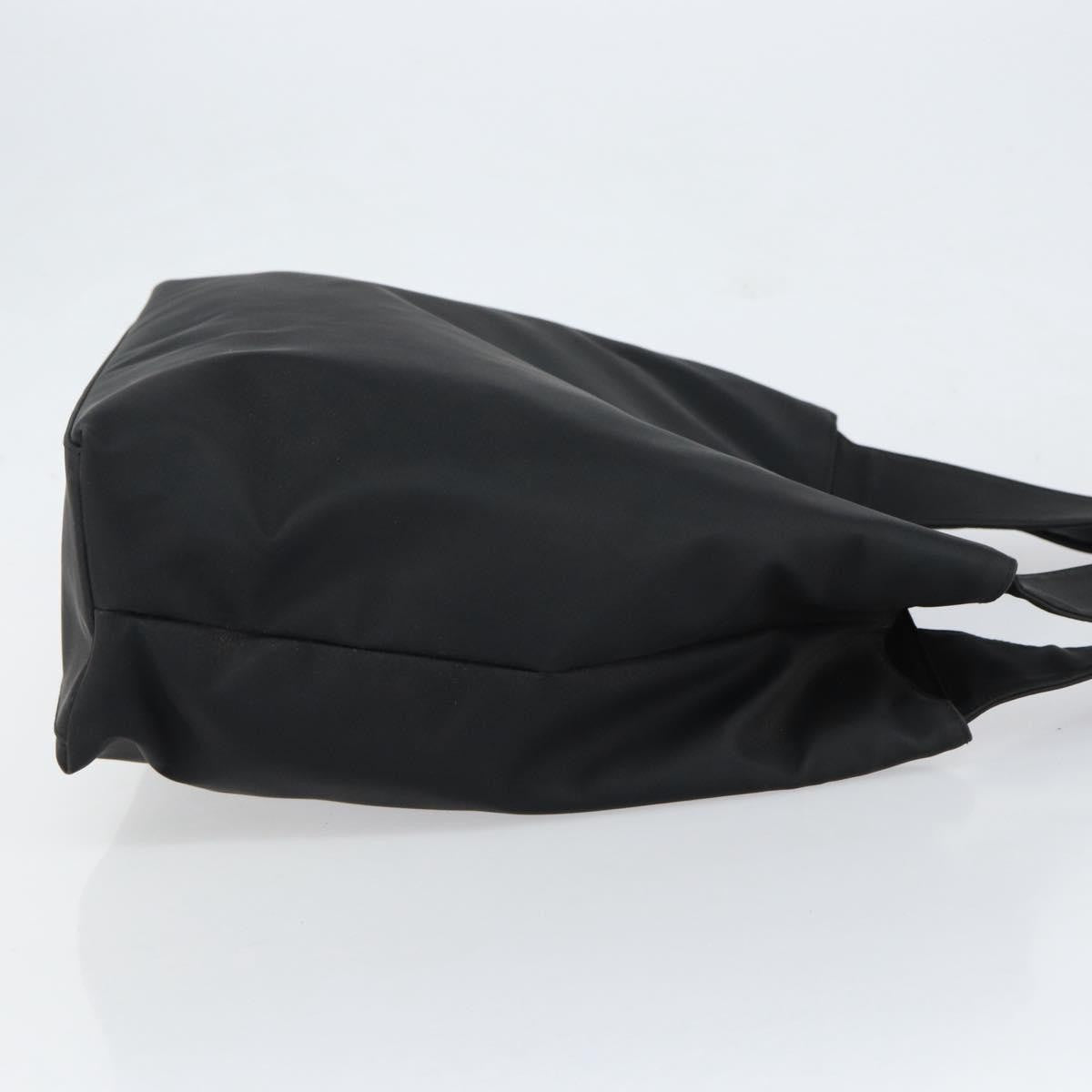 Salvatore Ferragamo Gancini Tote Nylon, BLACK, NYLON, Tote bag