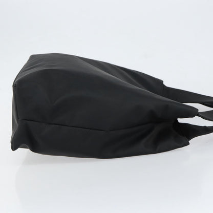 Salvatore Ferragamo Gancini Tote Nylon, BLACK, NYLON, Tote bag