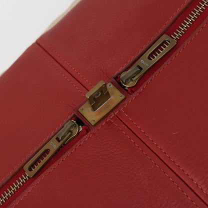 Hermes Victoria Travel Bag Toile, BEIGE, CANVAS, Travel bag