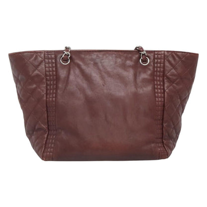 Chanel Coco Bengal Shopping Tote Lambskin, BROWN, LEATHER, Tote bag