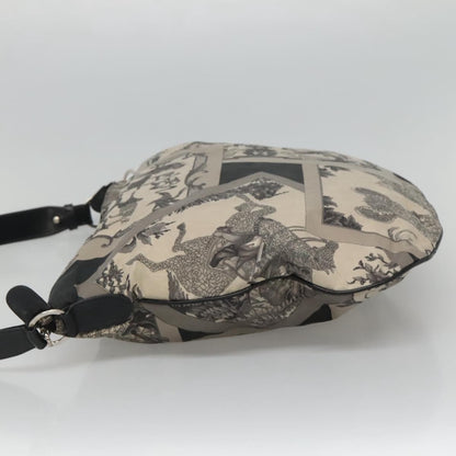 Salvatore Ferragamo Vintage Shoulder Bag Canvas, GRAY, CANVAS, Shoulder bag