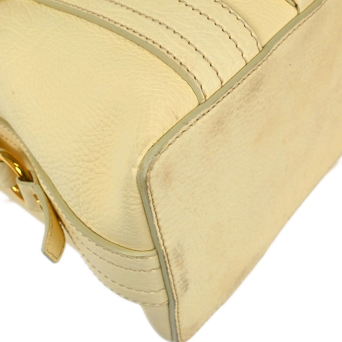 Celine Handbag Leather, ECRU, LEATHER, Handbag