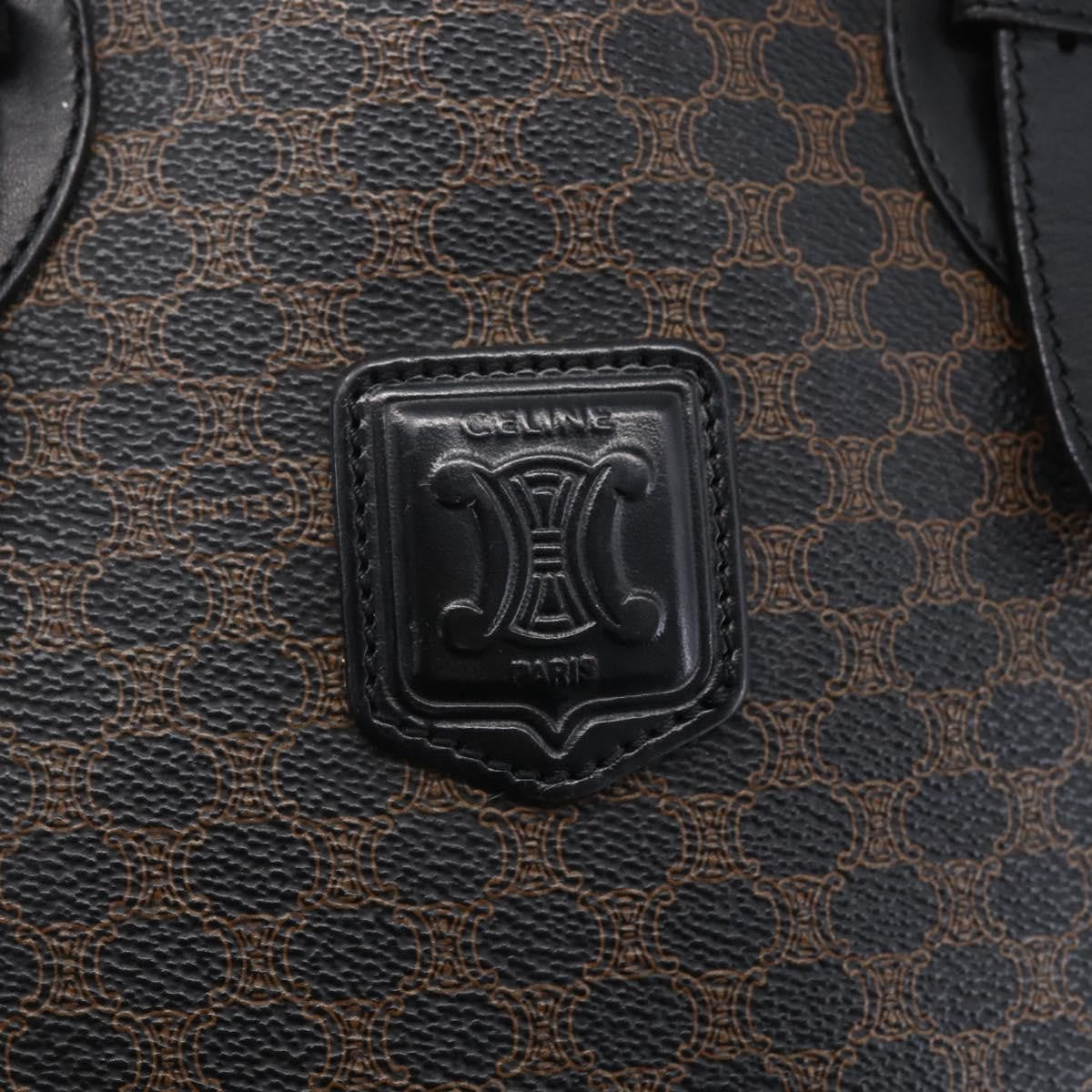 Celine Vintage Macadam Tote bag Canvas, BROWN, CANVAS, Tote bag