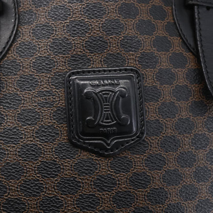 Celine Vintage Macadam Tote bag Canvas, BROWN, CANVAS, Tote bag