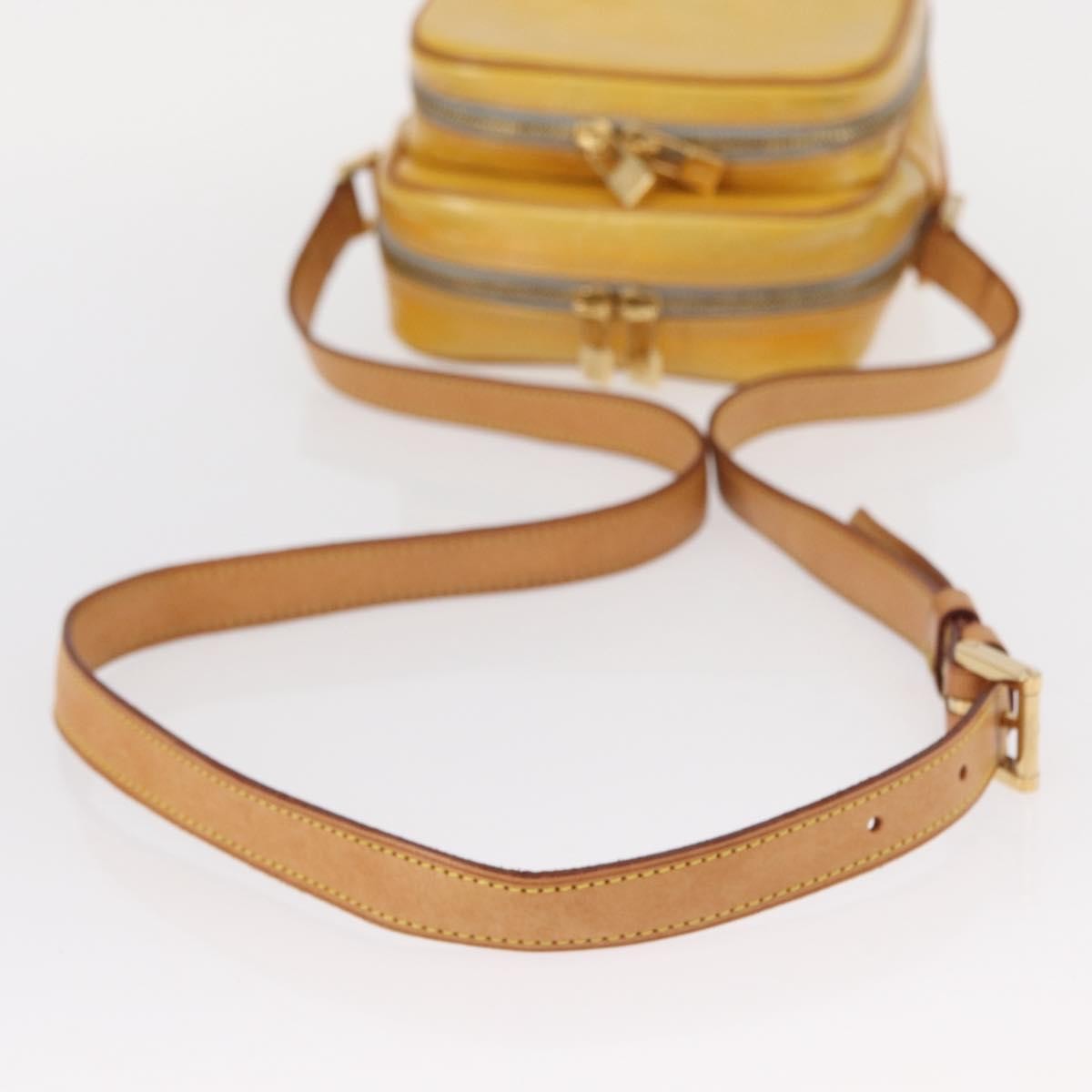 Louis Vuitton Wooster Handbag Monogram Vernis, YELLOW, PATENT_LEATHER, Shoulder bag