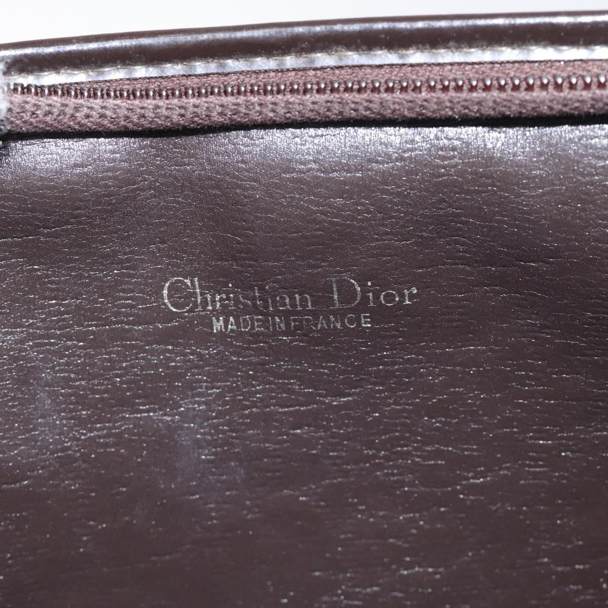 Christian Dior Vintage Trotter Shoulder Bag Canvas, BROWN, CANVAS, Shoulder bag