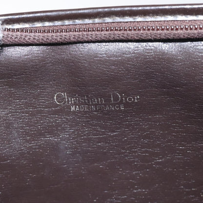 Christian Dior Vintage Trotter Shoulder Bag Canvas, BROWN, CANVAS, Shoulder bag