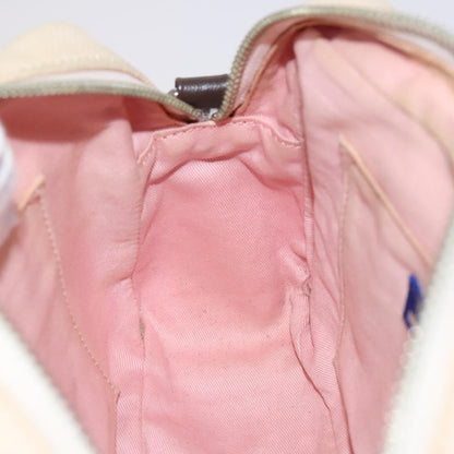 Burberry Nova Check Blue Label Canvas, PINK, CANVAS, Shoulder bag