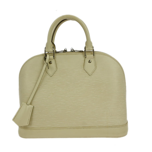 Louis Vuitton Alma Handbag Epi Leather, BEIGE, LEATHER, Handbag