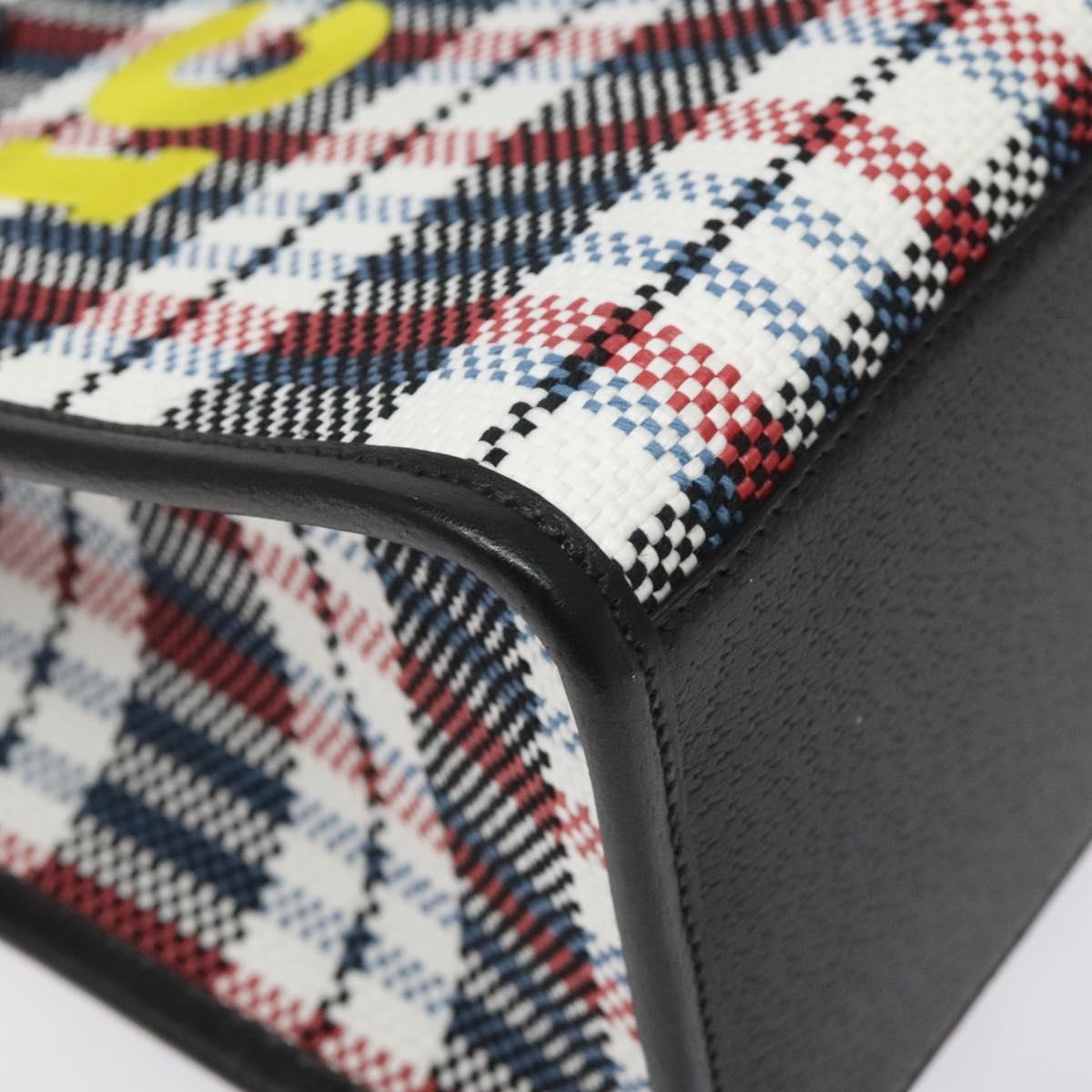 Gucci ICCUG Tote Embroidered Faux Raffia, MULTICOLOUR, CANVAS, Tote bag