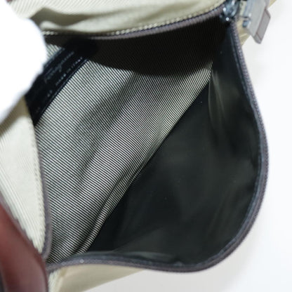 Salvatore Ferragamo Boston Bag Leather, BEIGE, CANVAS, Travel bag