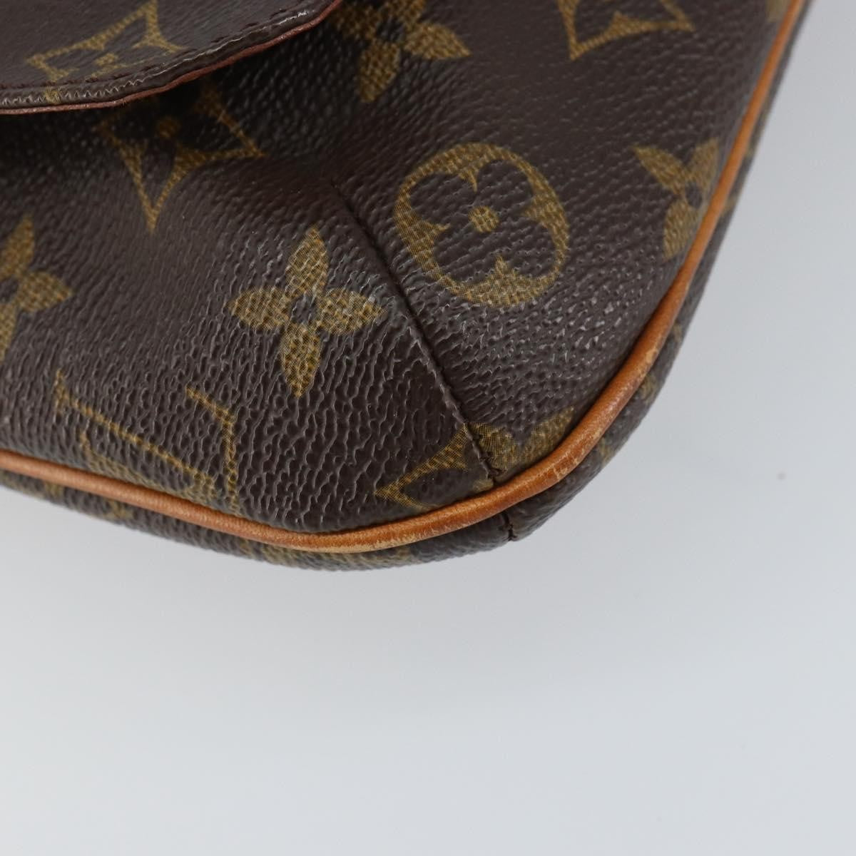 Louis Vuitton Musette Salsa Handbag Monogram Canvas, BROWN, CANVAS, Shoulder bag