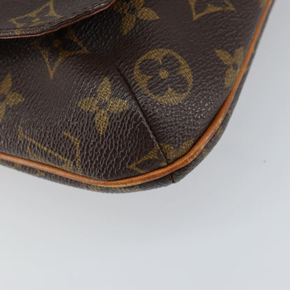 Louis Vuitton Musette Salsa Handbag Monogram Canvas, BROWN, CANVAS, Shoulder bag