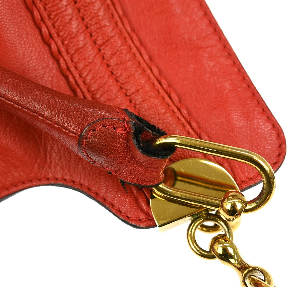 Chloe Irène Tote bag Leather, RED, LEATHER, Tote bag