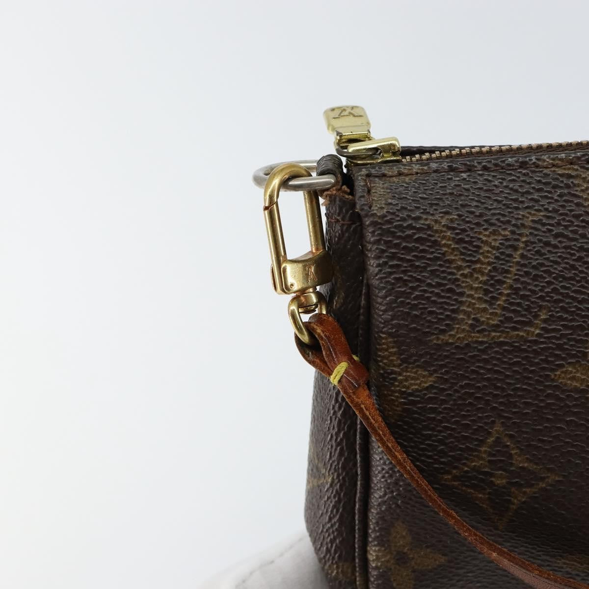 Louis Vuitton Pochette Accessoires NM Monogram Canvas, BROWN, CANVAS, Clutche & pouche