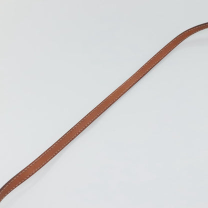 Celine Macadam Shoulder Bag PVC Leather, BROWN, CANVAS, Shoulder bag