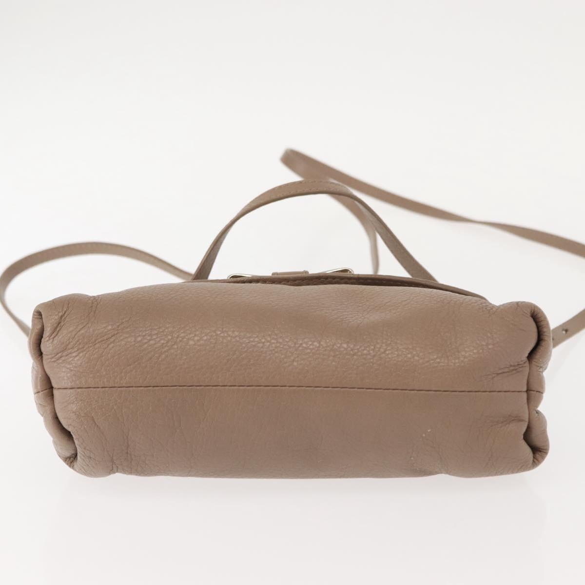 Chloe Lily Shoulder bag Leather, PURPLE, LEATHER, Shoulder bag