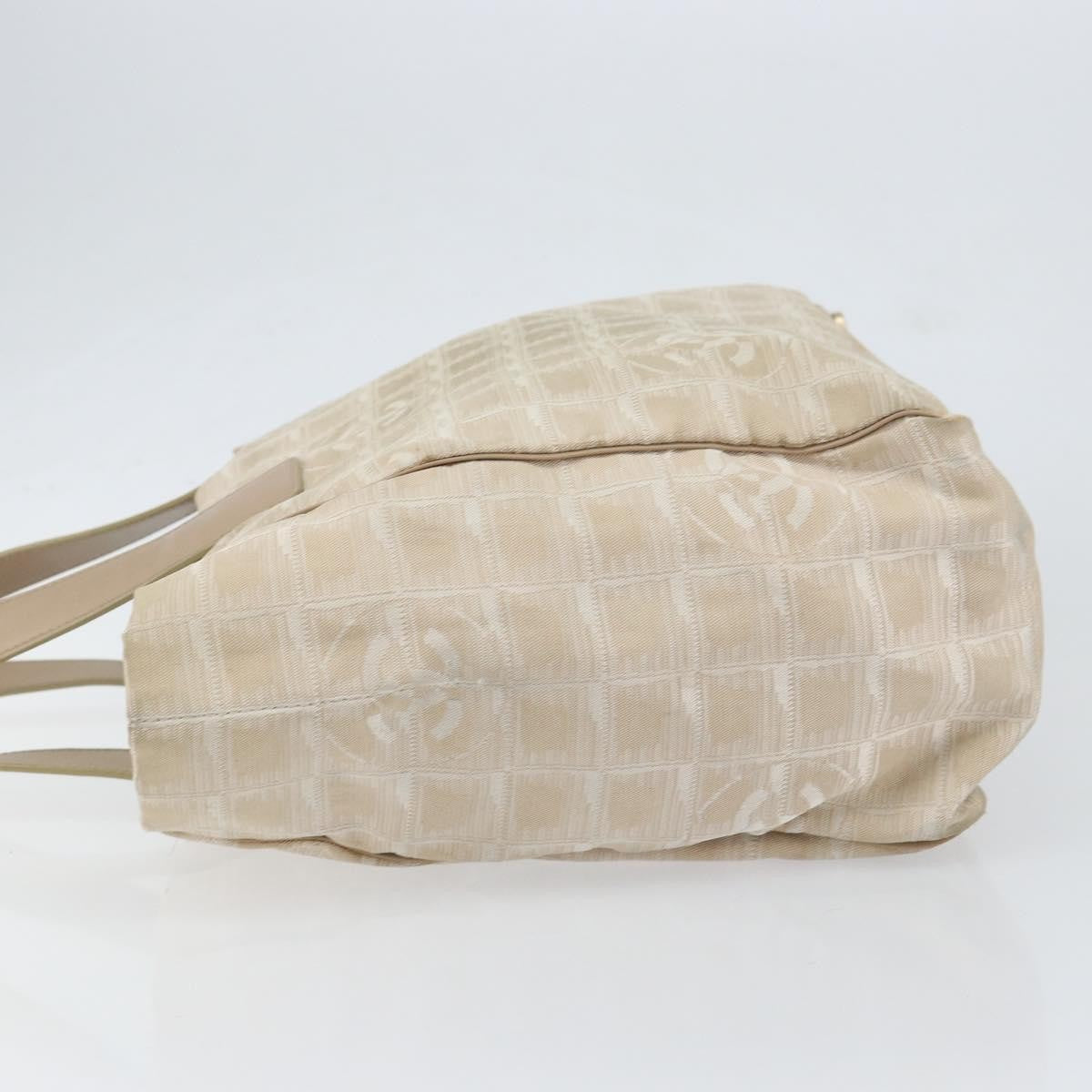 Chanel Travel Line Tote Nylon, BEIGE, NYLON, Tote bag