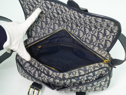 Christian Dior Trotter shoulder bag Canvas, GRAY, CANVAS, Shoulder bag