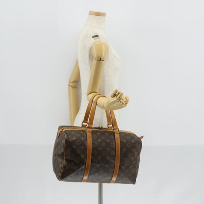 Louis Vuitton Sac Souple Handbag Monogram Canvas, BROWN, CANVAS, Travel bag