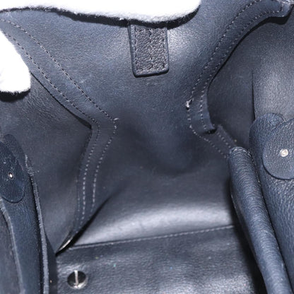 Christian Dior Open Bar Bag Leather, BLACK, LEATHER, Handbag