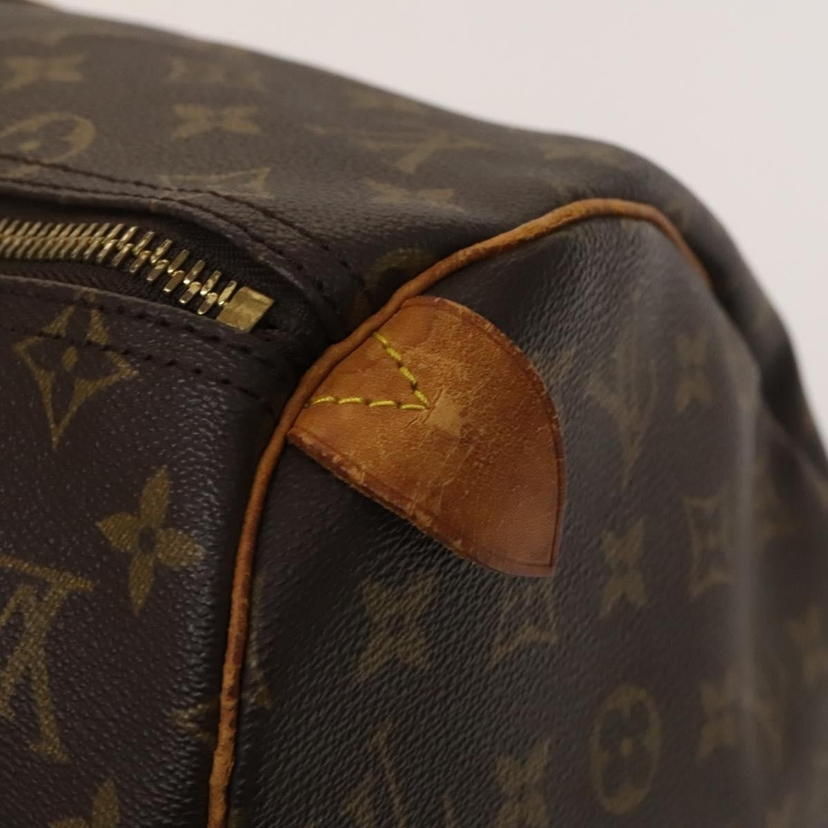 Louis Vuitton Keepall Bag Monogram Canvas, BROWN, CANVAS, Travel bag