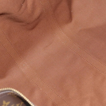 Louis Vuitton Keepall Bag Monogram Canvas, BROWN, CANVAS, Travel bag