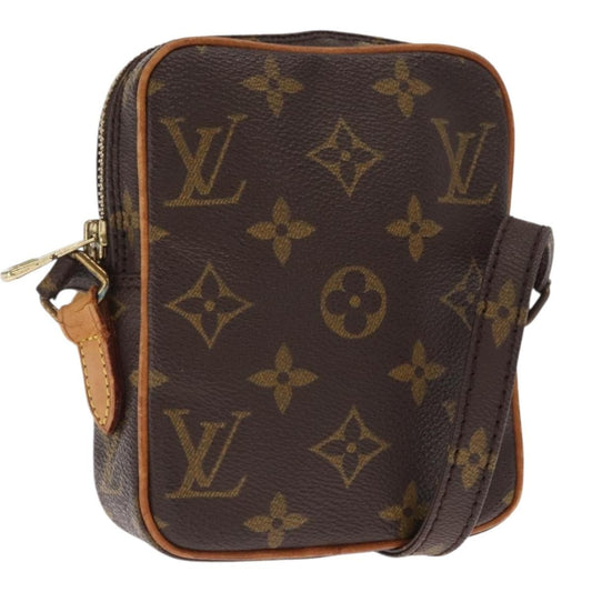 Louis Vuitton Danube Handbag Monogram Canvas, BROWN, CANVAS, Shoulder bag