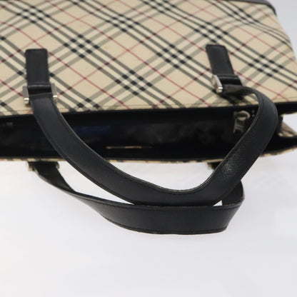 Burberry Nova Check Handbag Nova Check Canvas and leather, BEIGE, CANVAS, Handbag