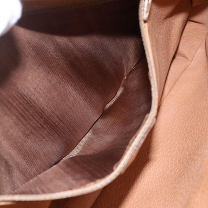 Celine Macadam Shoulder Bag PVC Leather, BROWN, PVC, Shoulder bag