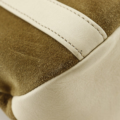 Loewe Anagram Shoulder Bag Suede, BROWN, SUEDE, Shoulder bag