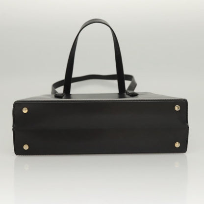 Celine Shoulder Bag Leather, BLACK, LEATHER, Shoulder bag