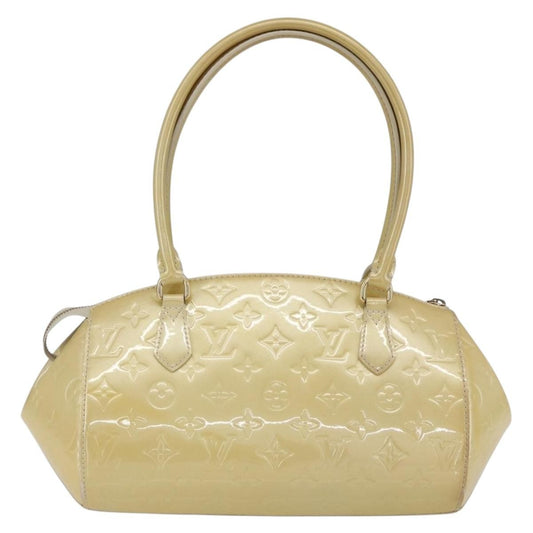 Louis Vuitton Sherwood Handbag Monogram Vernis, BEIGE, PATENT_LEATHER, Handbag