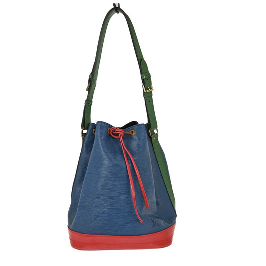 Louis Vuitton Tricolor Noe Handbag Epi Leather, BLUE, LEATHER, Shoulder bag