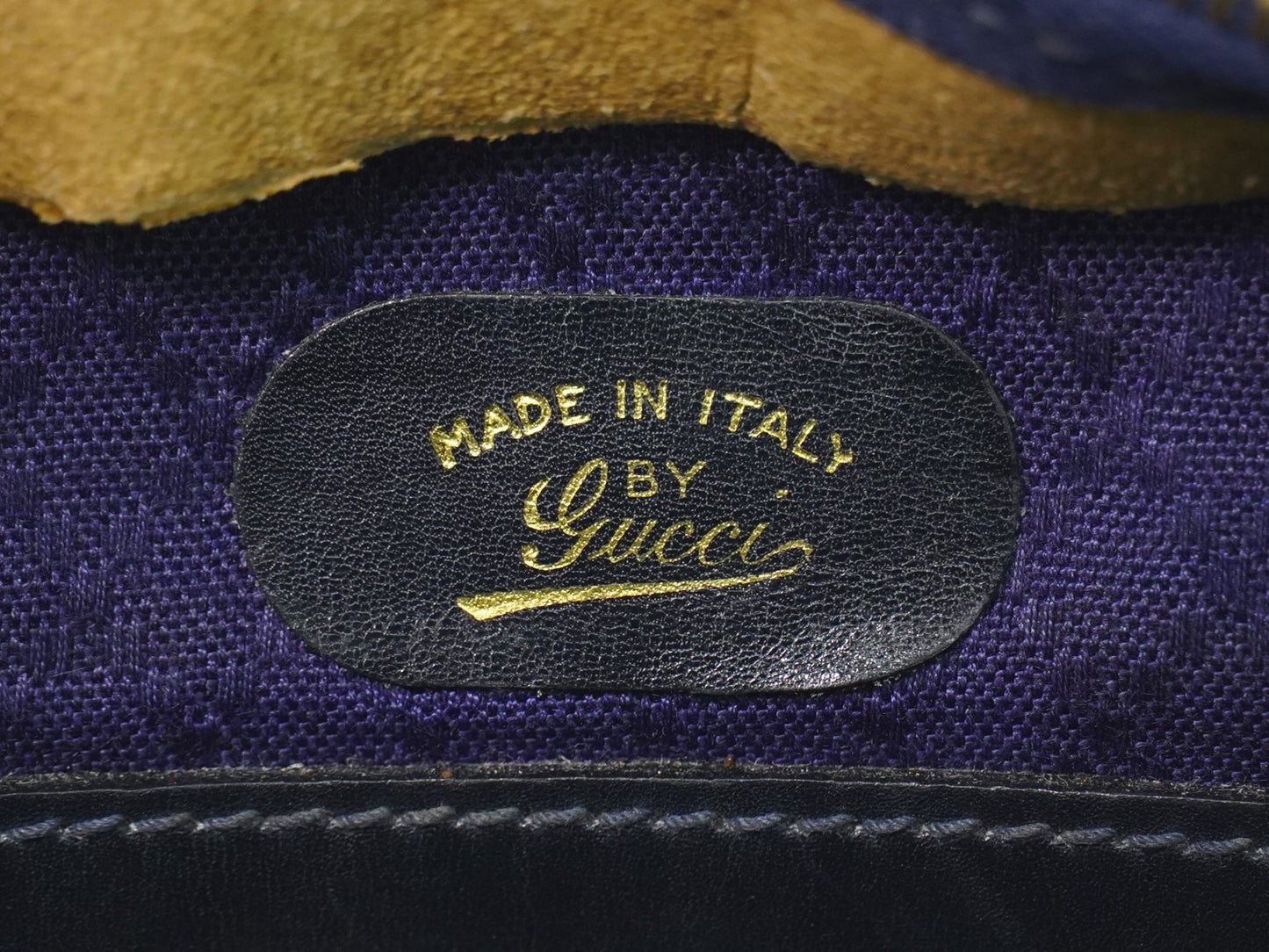 Gucci Micro GG supreme handbag Canvas, NAVY, CANVAS, Handbag