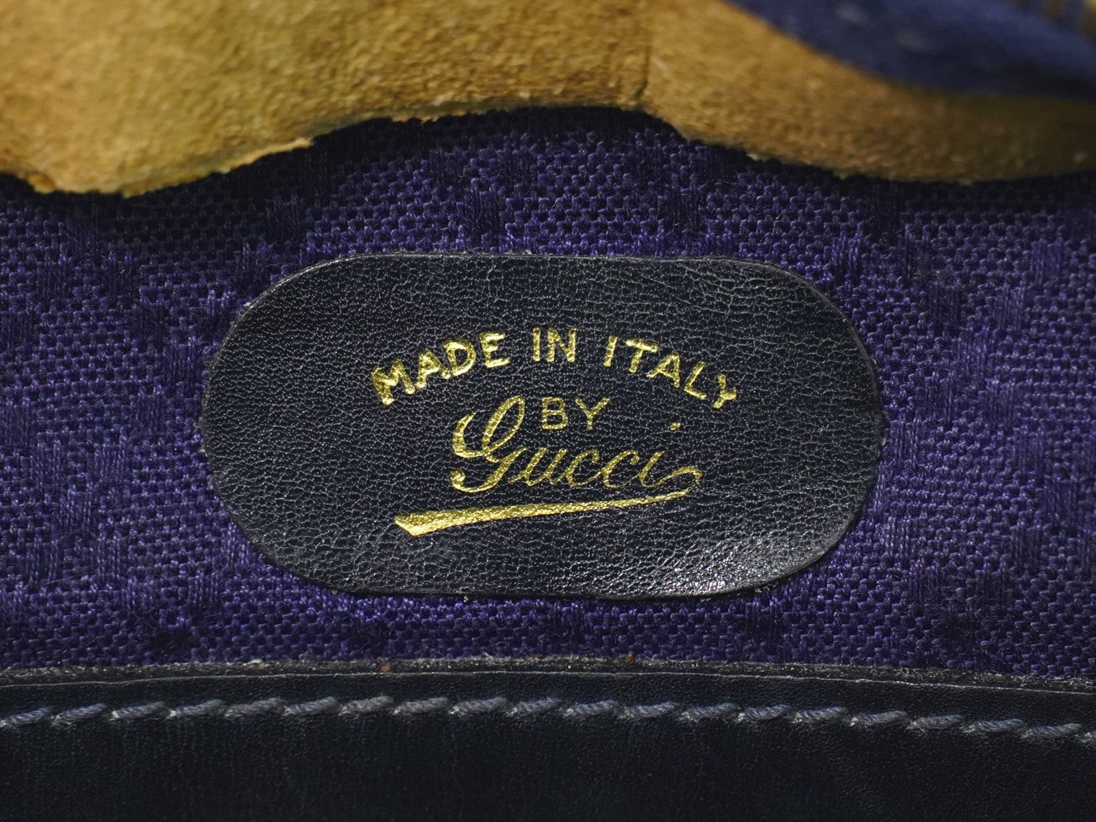 Gucci Micro GG supreme handbag Canvas, NAVY, CANVAS, Handbag