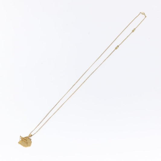 Louis Vuitton LV Initiales Pendant Metal, GOLD, METAL, Necklace