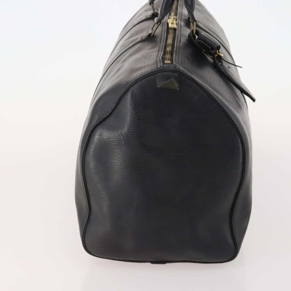 Louis Vuitton Keepall Bag Epi Leather, Black, Leather, Travel Bag